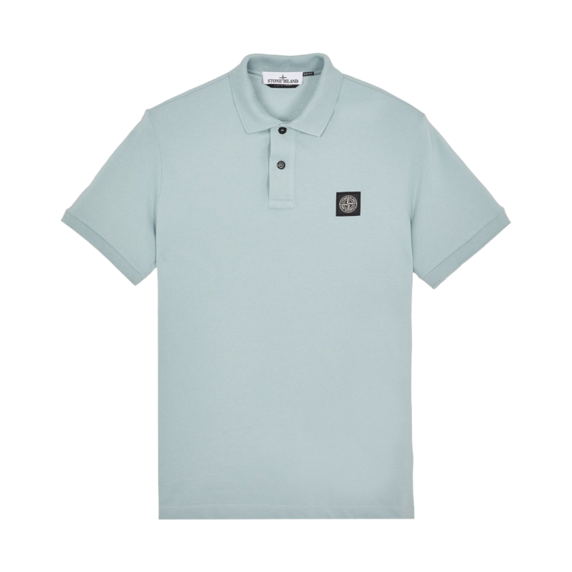 스톤 아일랜드 2SC17 스트레치 코튼 피케 폴로 셔츠 스카이 블루 - 23SS(Stone Island 2SC17 Stretch Cotton Pique Polo Shirt Sky Blue - 23SS) - 1