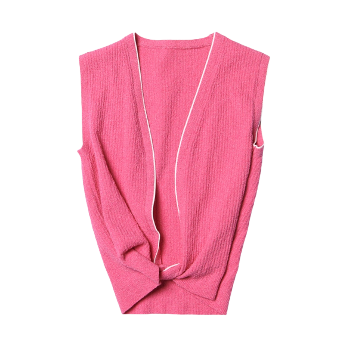 (W) 자크뮈스 르 오 누에 트위스트 탑 핑크((W) Jacquemus Le haut Noue Twist Top Pink) - 1