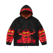Supreme x Toy Machine Zip Up Hooded Sweater Black - 24SS