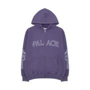 Palace Celtic Zip Hood Purp - 24FW