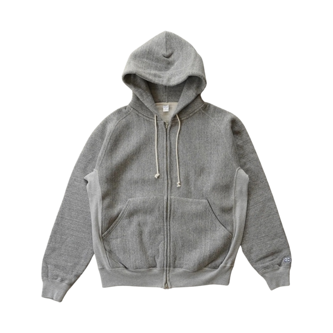 - Ends and Means Zip Hoodie Sweat Heather Gray