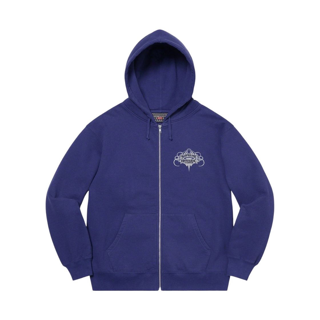 슈프림 x 히스테릭 글래머 집업 후드 스웨트셔츠 워시드 어웨이 - 21SS(Supreme x Hysteric Glamour Zip Up Hooded Sweatshirt Washed Away - 21SS) - 1