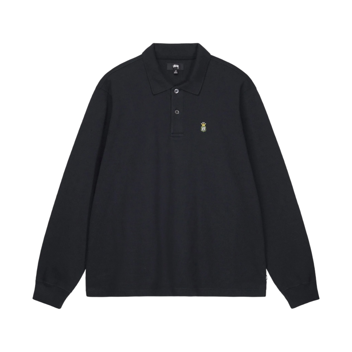 스투시 롱슬리브 립 폴로 블랙(Stussy LS Rib Polo Black) - 1