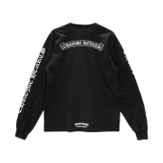 Chrome Hearts Scroll Fuck you Logo LS T-Shirt Black