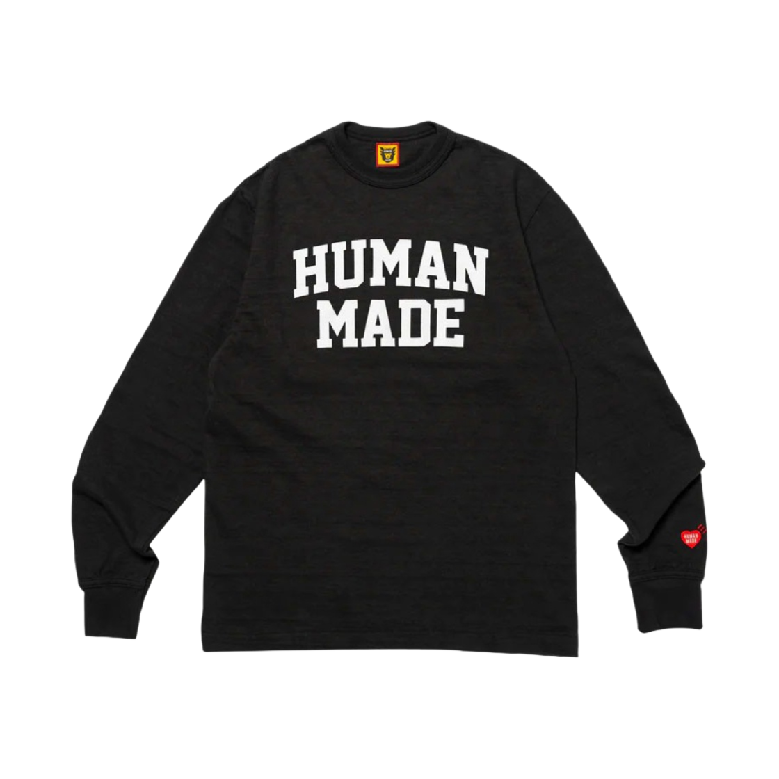 휴먼 메이드 그래픽 롱슬리브 티셔츠 #7 블랙(Human Made Graphic L/S T-Shirt #7 Black)