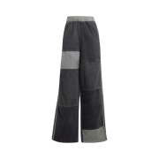 (W) Adidas x Kseniaschnaider Patchwork Jeans True Black Denim - KR Sizing