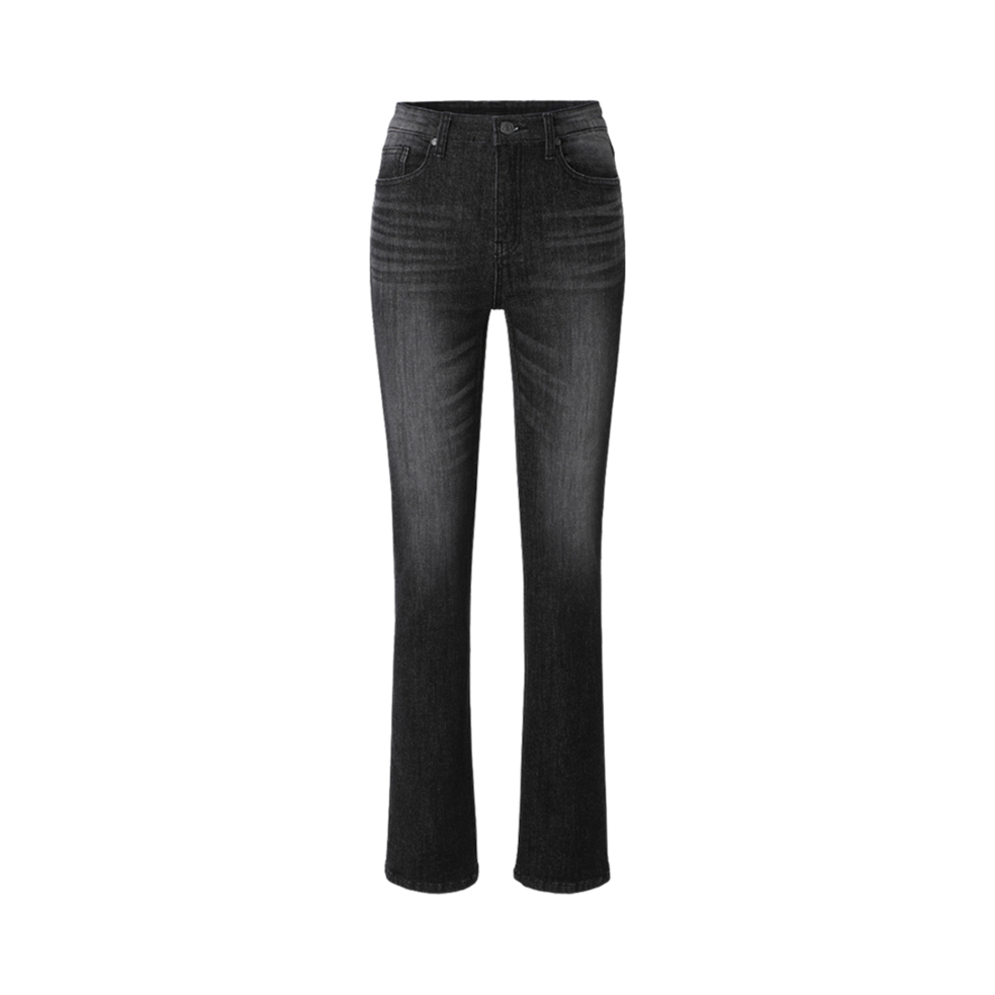 (W) 쓰리타임즈 5501 부츠컷 블랙 진 블랙((W) Threetimes 5501 Bootcut Black Jeans Black)