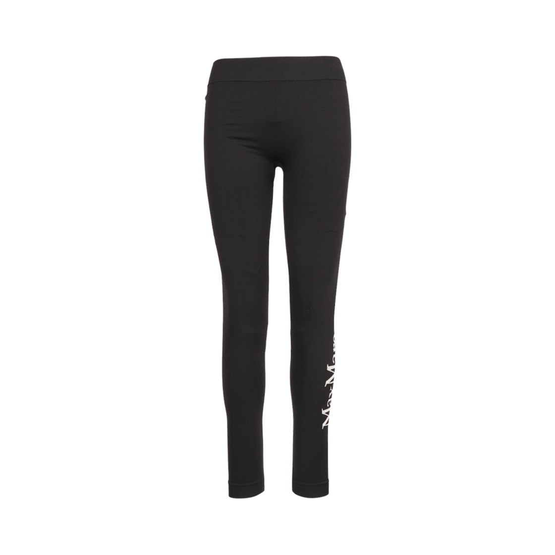 BASILEA-005 (W) S Max Mara Basilea Technical Logo Leggings Black