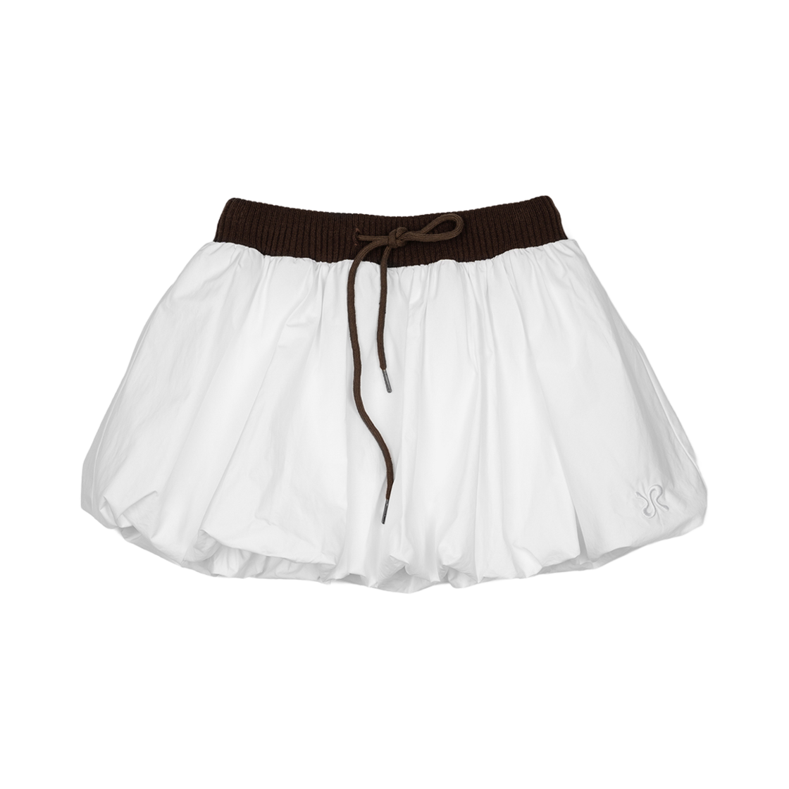 러프넥 벌룬 팬츠 스커트 화이트(Roughneck Balloon Pants Skirt White)