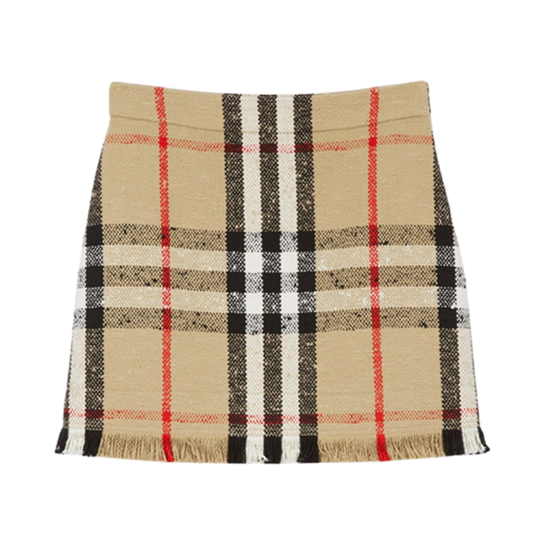 (W) 버버리 체크 부클 미니 스커트 아카이브 베이지