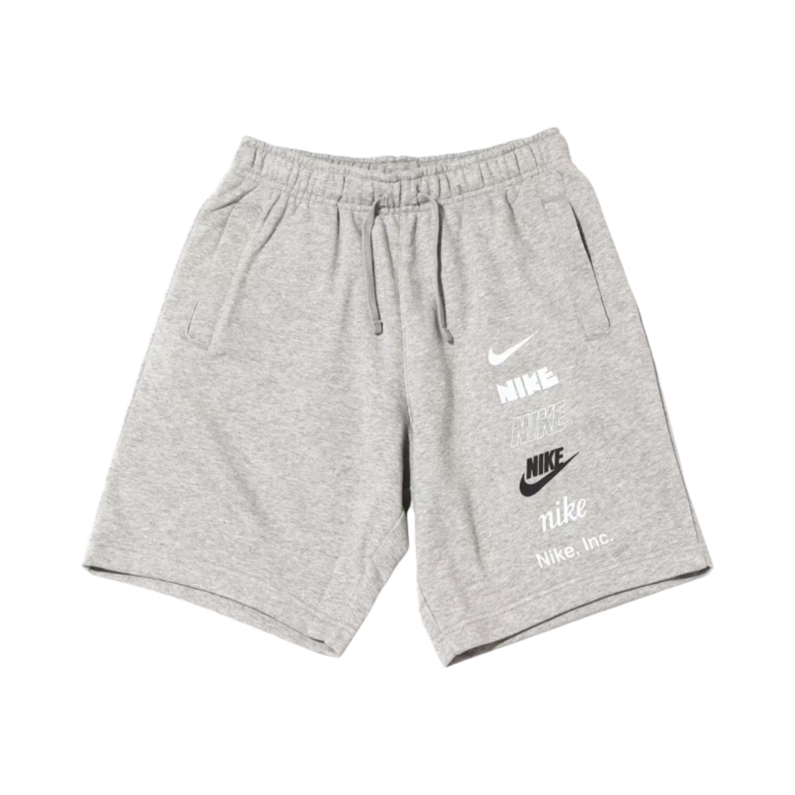나이키 클럽 플리스 프렌치 테리 쇼츠 다크 그레이 헤더 - 아시아