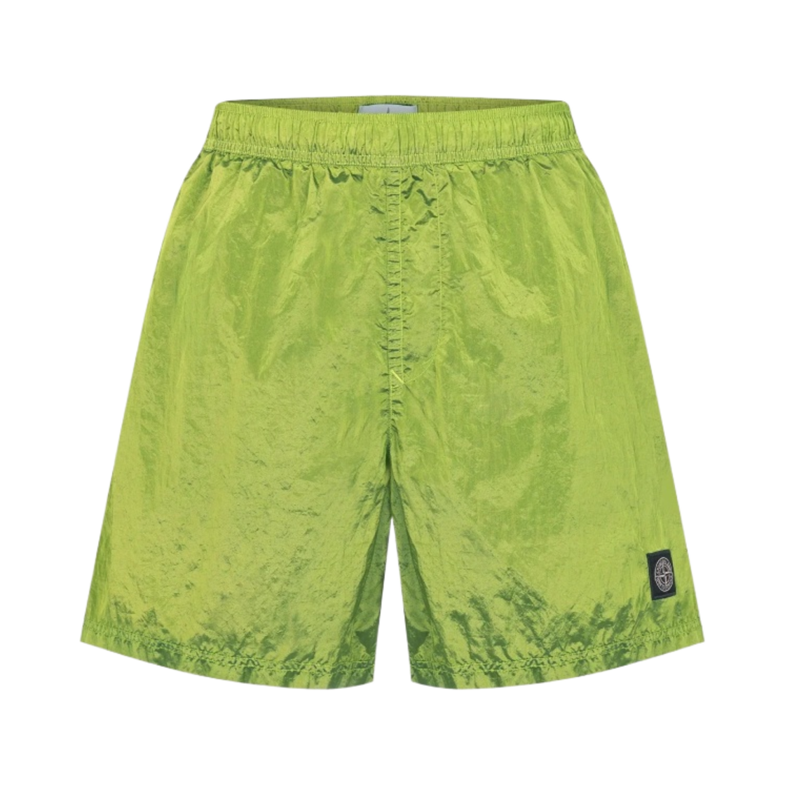 스톤 아일랜드 B0943 나일론 메탈 에코닐 재생 나일론 스위밍 트렁크 레몬 - 22FW(Stone Island B0943 Nylon Metal in Econyl Regenerated Nylon Swimming Trunk Lemon - 22FW) - 1