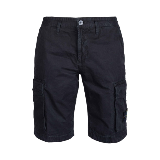 Stone Island L07WA T.CO+OLD Bermuda Shorts Black - 20SS