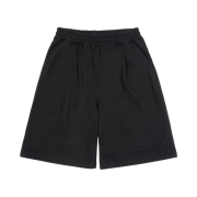 The Coldest Moment Back Logo Half Sweat Pants Black