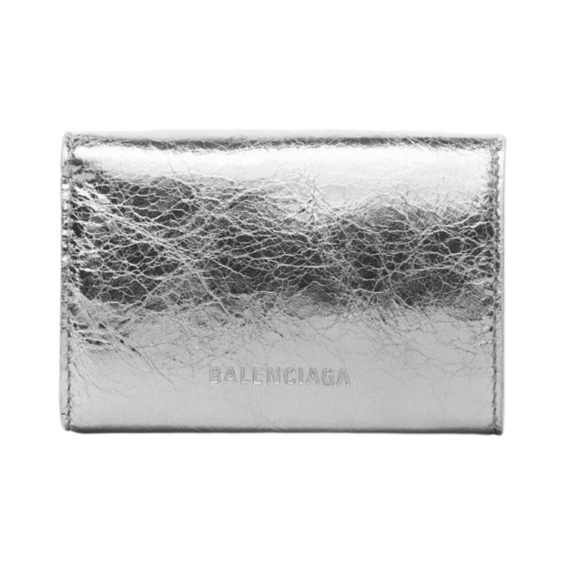 발렌시아가 르 카골 미니 지갑 메탈라이즈드 실버(Balenciaga Le Cagole Mini Wallet Metallized Silver) - 3