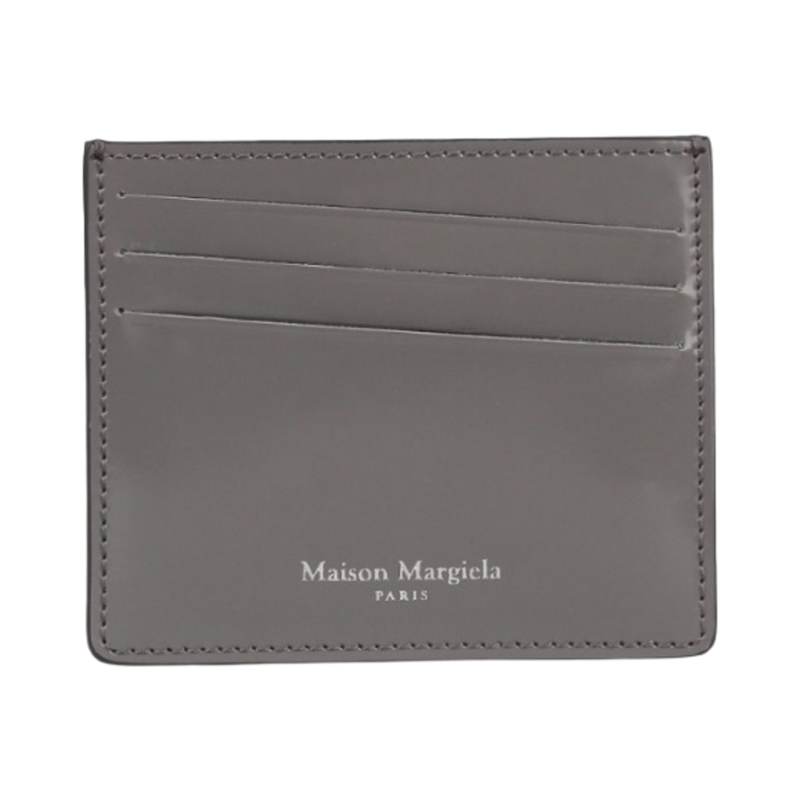 메종 마르지엘라 로고 카드 홀더 블랙 그레이(Maison Margiela Logo Card Holder Black Grey) - 2