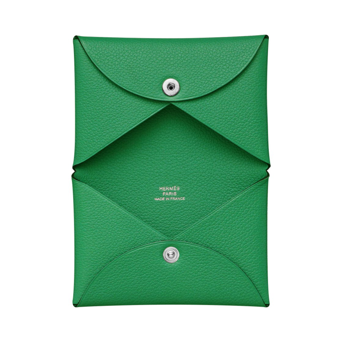 에르메스 칼비 카드 홀더 에버컬러 & 팔라듐 하드웨어 캑터스(Hermes Calvi Card Holder Evercolor & Palladium Cactus) - 2
