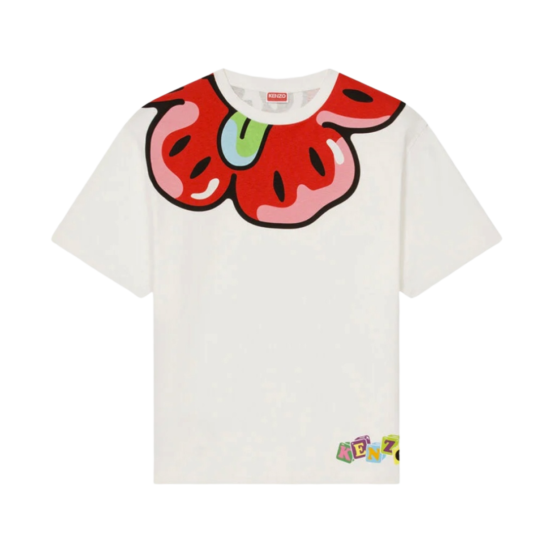 겐조 오버사이즈 보케 보이 티셔츠 오프 화이트(Kenzo Oversize Boke Boy T-Shirt Off White) - 1