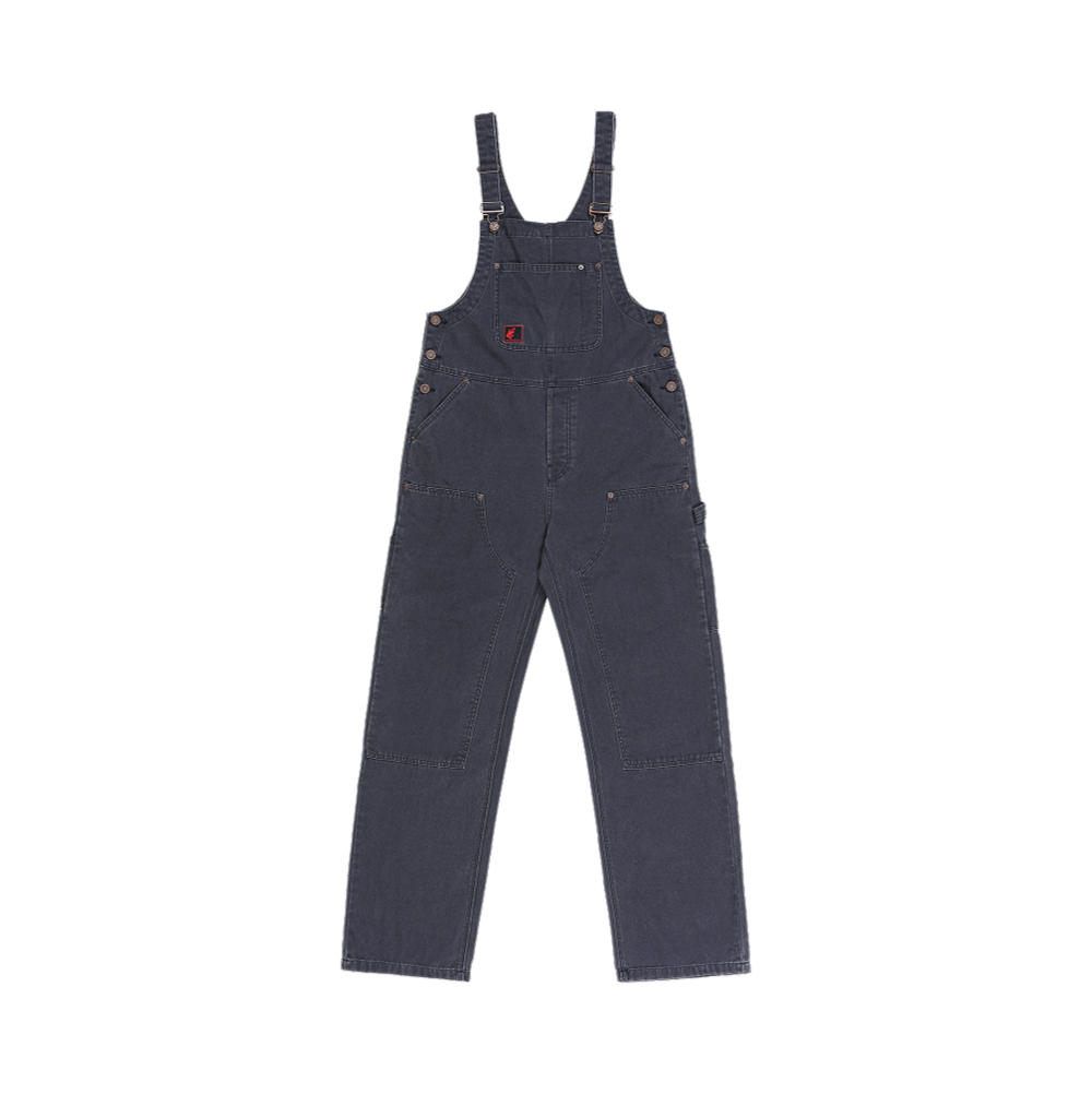 헤베츠 우먼 가먼트다잉 워크 오버롤 블랙(Hevets W Garment Dyeing Work Overalls Black)