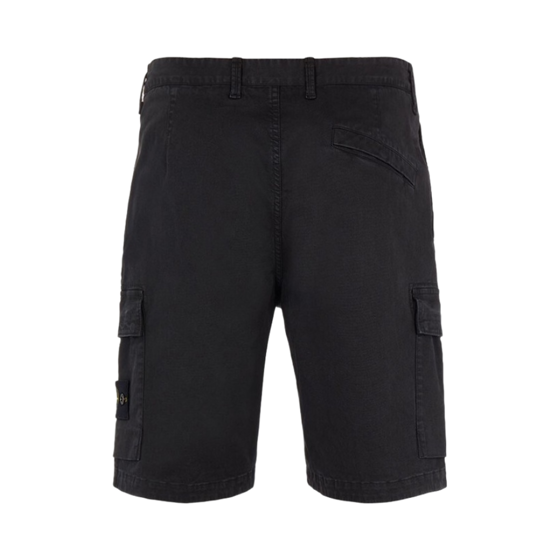 스톤 아일랜드 L0804 스트레치 브로큰 트윌 가먼트 다이드 카고 버뮤다 쇼츠 블랙 - 22SS(Stone Island L0804 Stretch Broken Twill Garment Dyed Cargo Bermuda Shorts Black - 22SS) - 1
