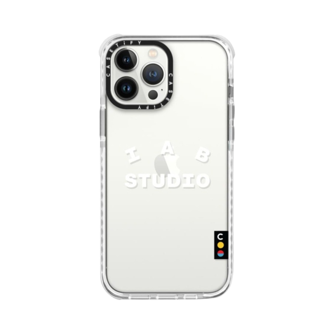 케이스티파이 x 아이앱 스튜디오 아이폰 화이트 로고 울트라 임팩트 범퍼 케이스 클리어(Casetify x IAB Studio iPhone White Logo Ultra Impact Bumper Case Clear) - 2