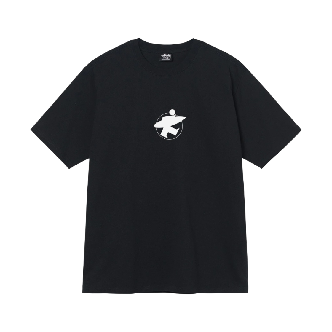 스투시 서프 스탁 티셔츠 블랙
