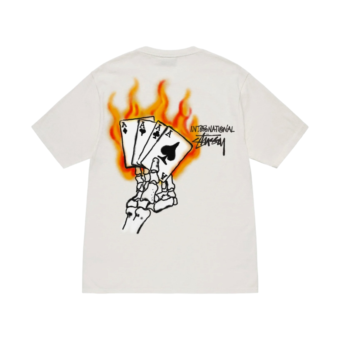 스투시 리드 엠' 엔' 윕 피그먼트 다이드 티셔츠 내츄럴(Stussy Read EM' N' Weep Pigment Dyed T-Shirt Natural) - 1