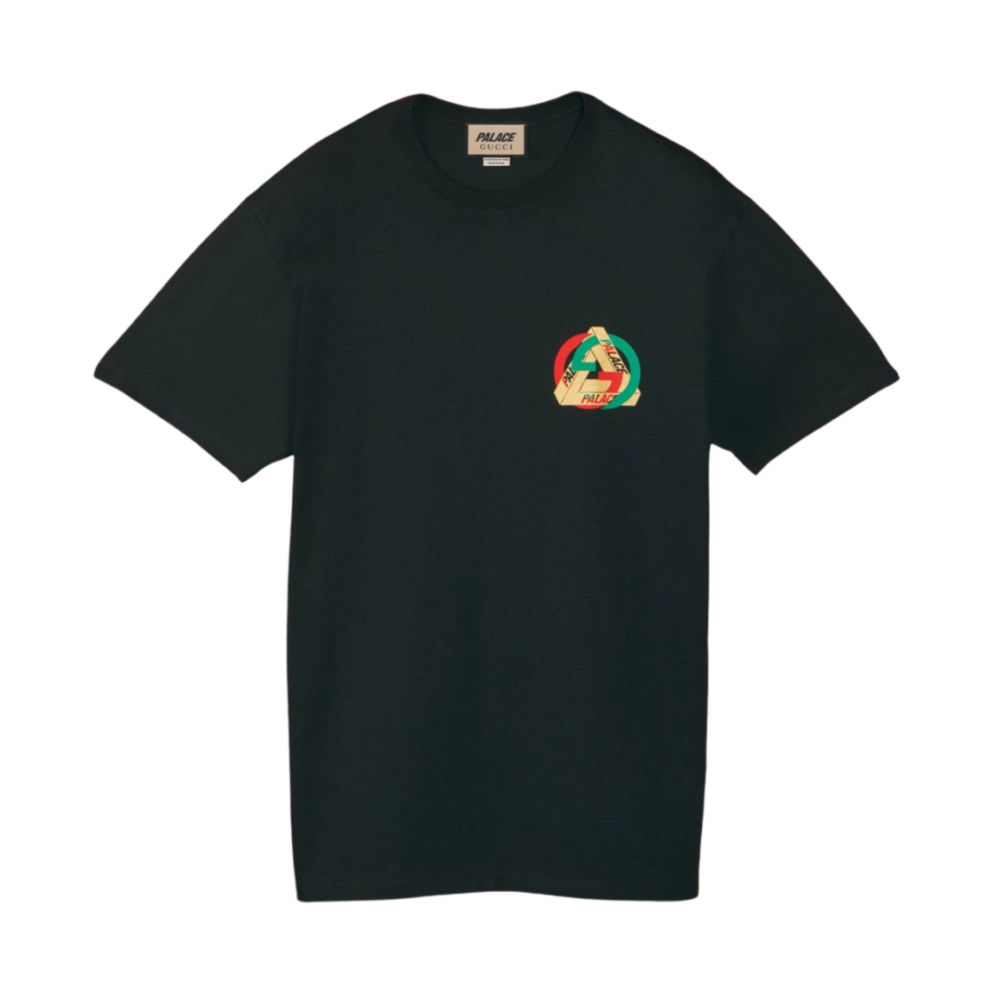 팔라스 x 구찌 프린트 헤비 코튼 저지 티셔츠 블랙 - 22FW(Palace x Gucci Printed Heavy Cotton Jersey T-Shirt Black - 22FW) - 1