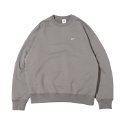 Nike Solo Swoosh French Terry Crew Flat Pewter - Asia