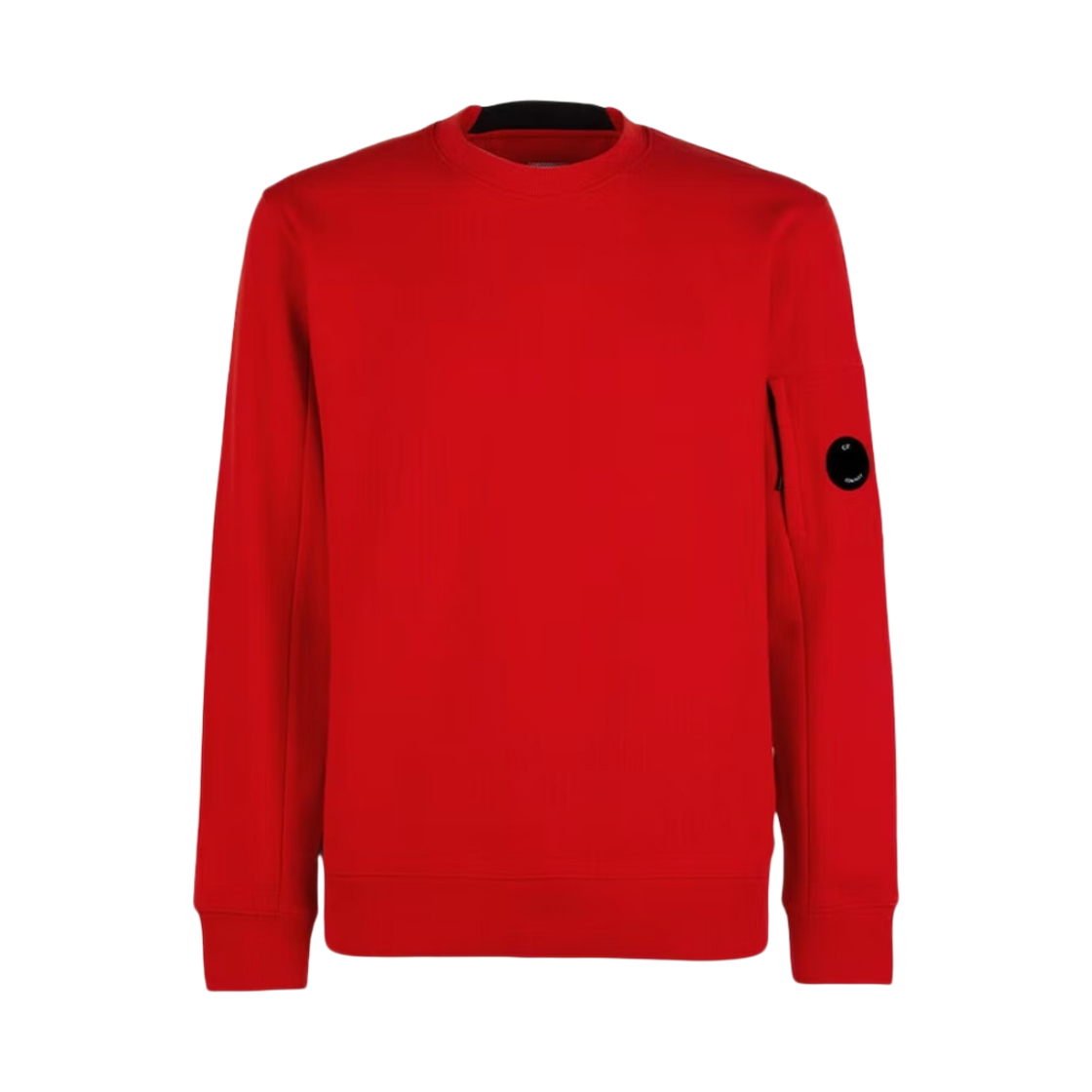 C.P. 컴퍼니 다이애그널 레이즈드 플리스 스웨트셔츠 파이어리 레드 - 22FW(C.P. Company Diagonal Raised Fleece Sweatshirt Fiery Red - 22FW) - 1