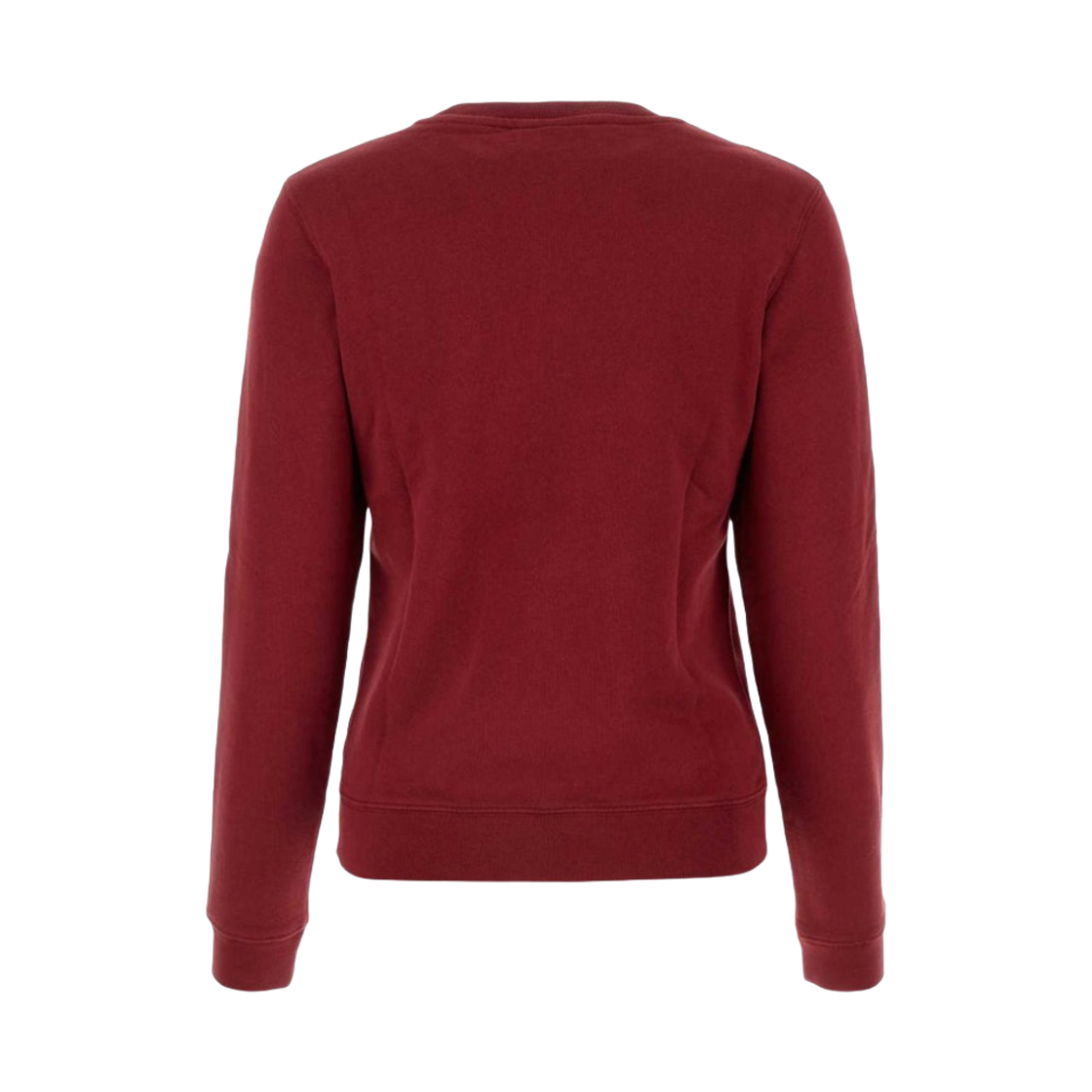 (W) 메종 키츠네 폭스 헤드 패치 레귤러 스웨트셔츠 브릭 레드((W) Maison Kitsune Fox Head Patch Regular Sweatshirt Brick Red) - 2