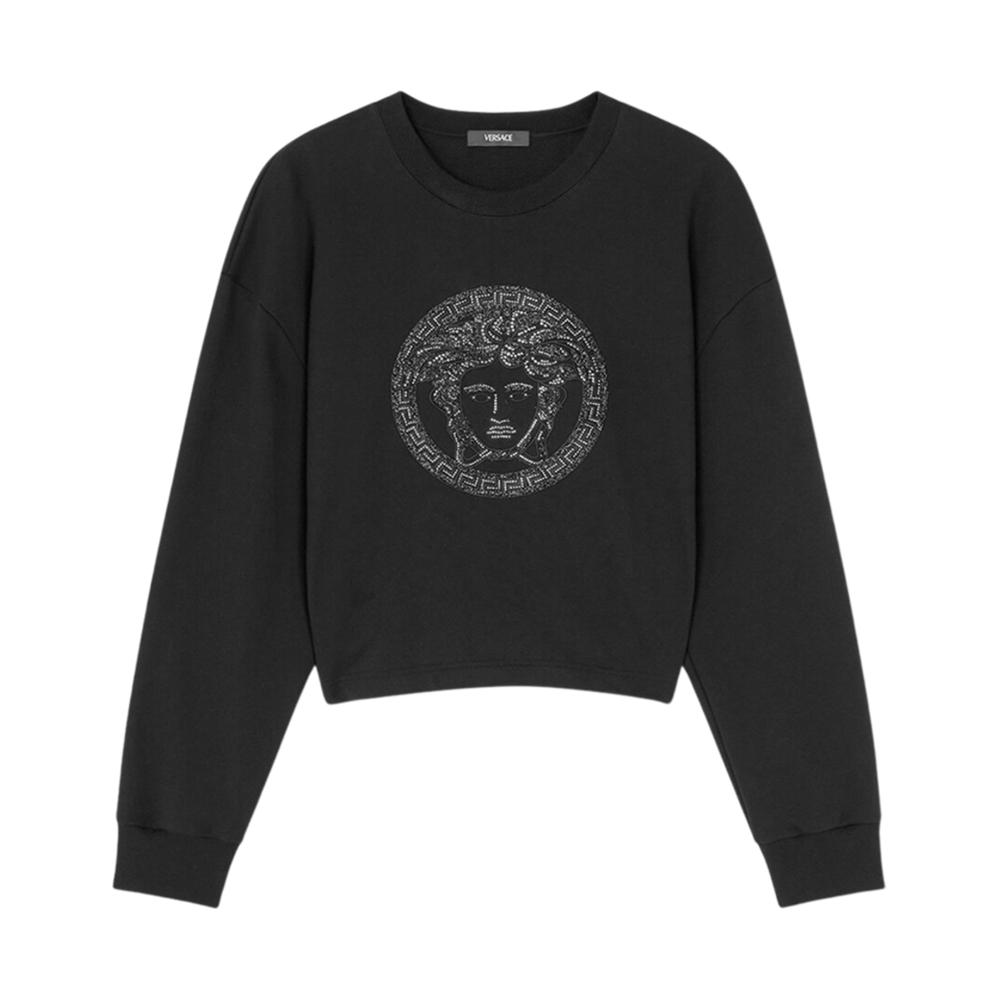 (W) 베르사체 엠벨리쉬 메두사 스웨트셔츠 블랙