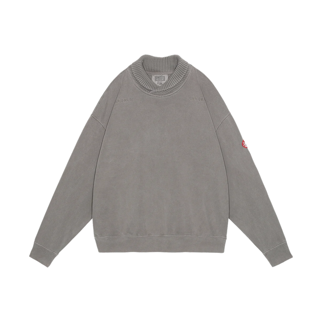 카브엠트 오버다이 오버랩 라이트 크루넥 브라운 - 25SS(Cav Empt Overdye Overlap Light Crew Neck Brown - 25SS)