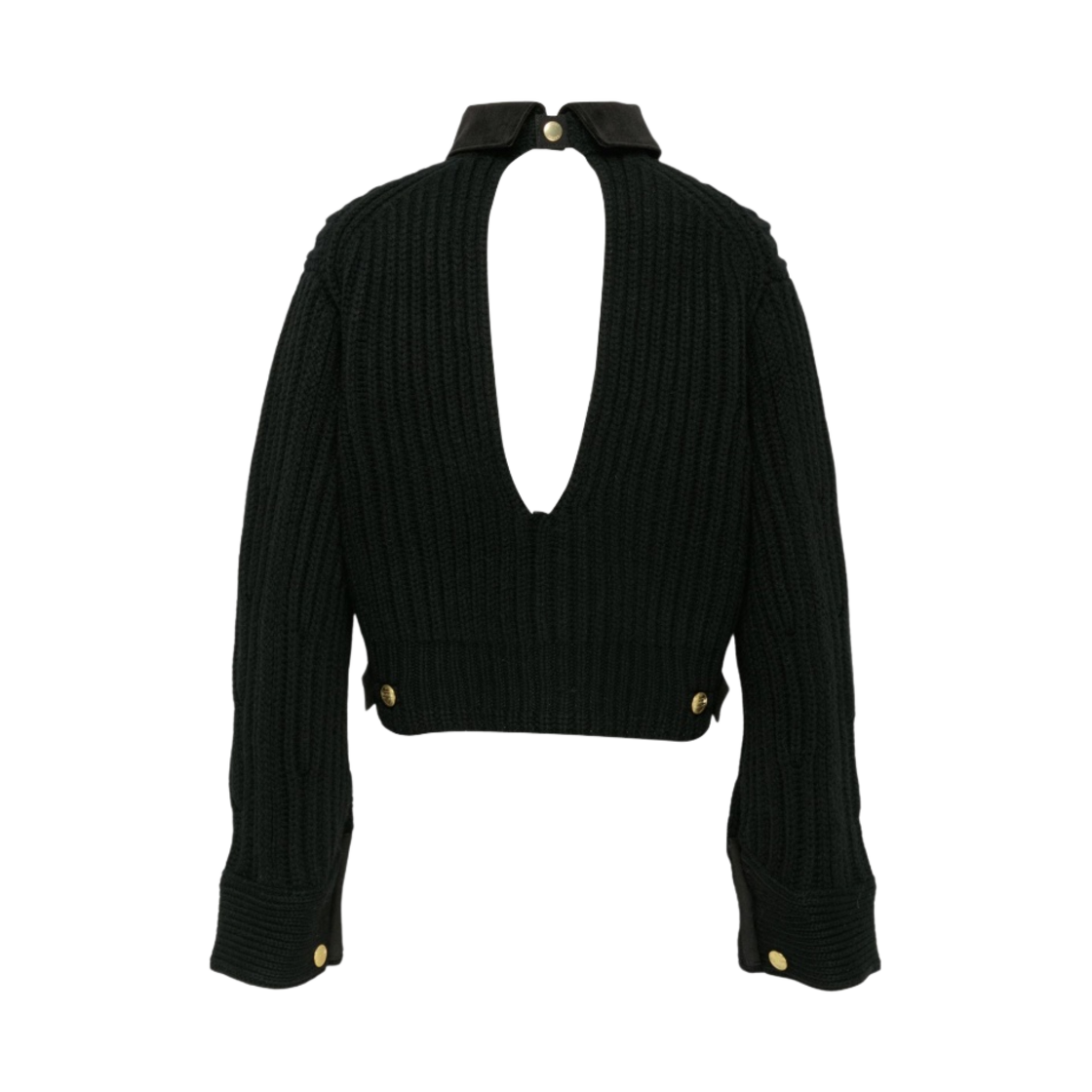 (W) 사카이 x 칼하트 WIP 니트 풀오버 디트로이트 블랙((W) Sacai x Carhartt WIP Knit Pullover Detroit Black) - 2