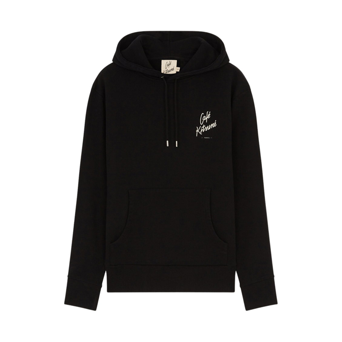메종 키츠네 후드 카페 키츠네 블랙(Maison Kitsune Hoodie Cafe Kitsune Black) - 2