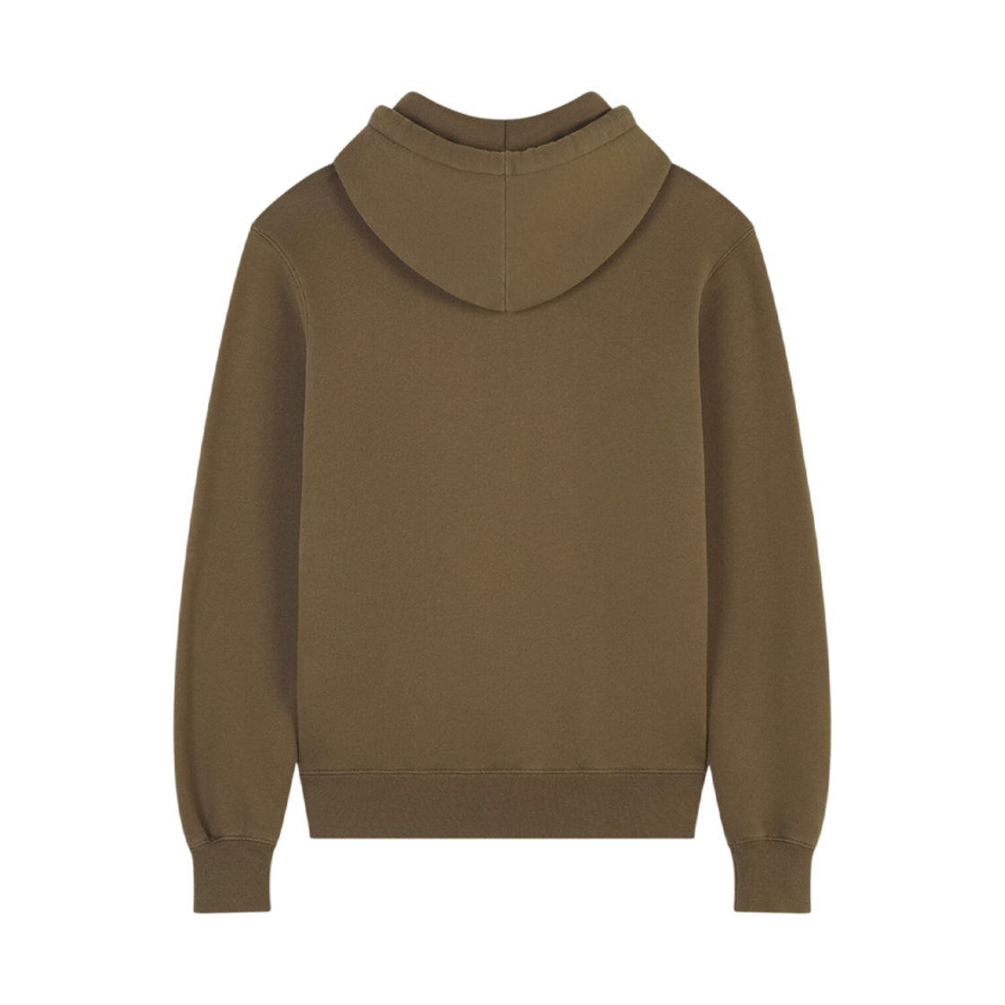 메종 키츠네 컬리지 폭스 자수 컴포트 후드 카키(Maison Kitsune College Fox Embroidered Comfort Hoodie Khaki) - 2