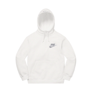 Supreme x Nike Half Zip Hooded Sweatshirt White - 21SS