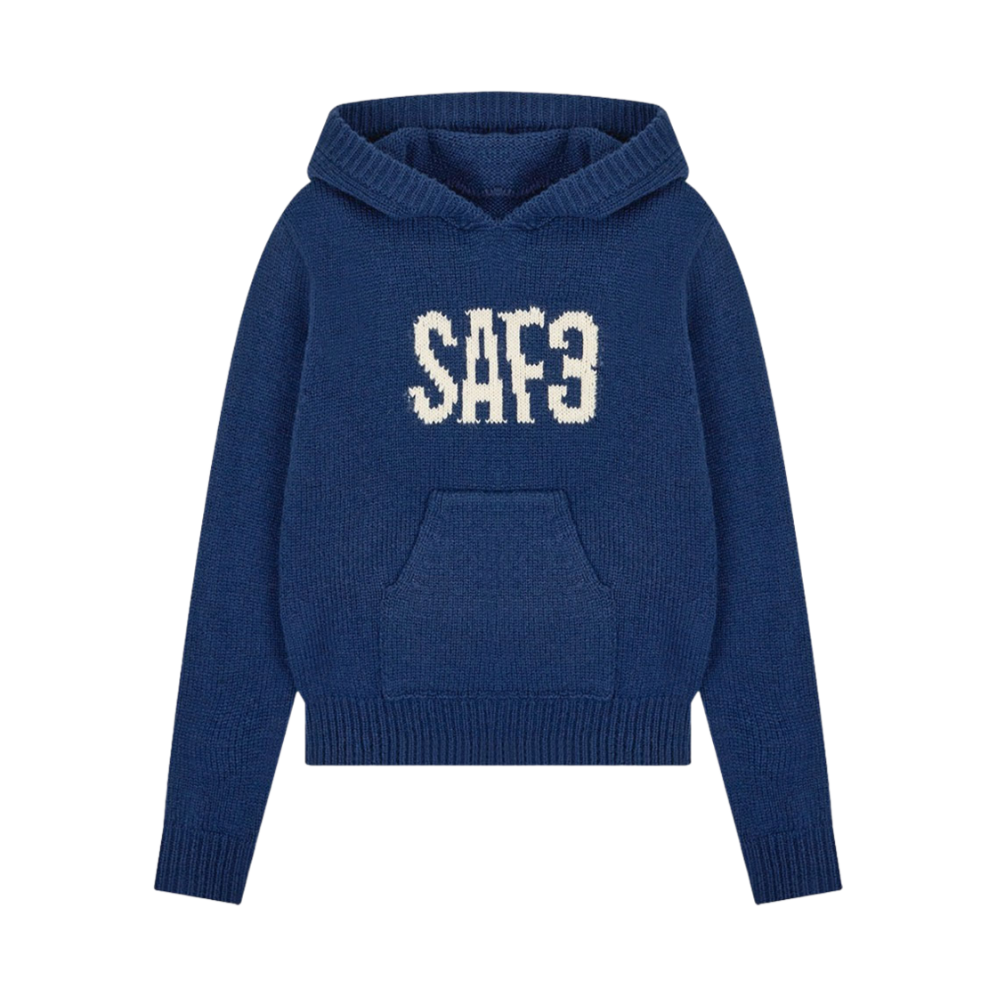 사파리스팟 1/2 레기온 모터스 클럽 니트 후디 블루(Safarispot 1/2 Region Motors Club Knit Hoodie Blue)