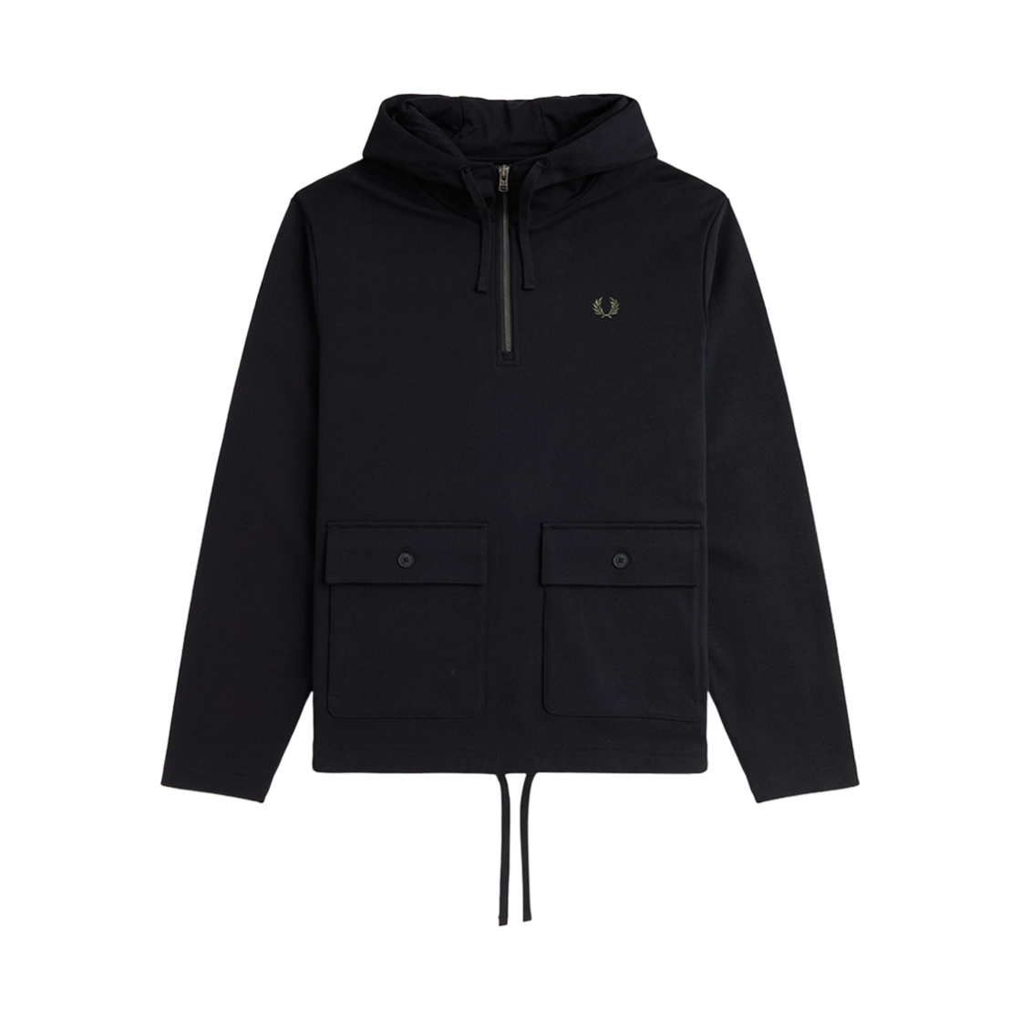 프레드페리 헤비웨이트 풀 오버 스웻셔츠 블랙(Fred Perry Heavyweight Pullover Sweatshirt Black)