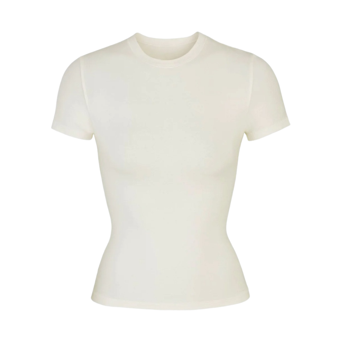 (W) 스킴스 코튼 저지 티셔츠 본((W) Skims Cotton Jersey T-Shirt Bone) - 1
