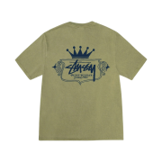 Stussy Built To Last Pigment Dyed T-Shirt Olive