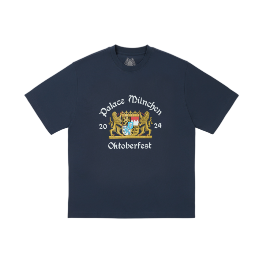 Palace Oktoberfest T-Shirt Navy - 24FW