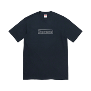Supreme x Kaws Chalk Logo T-Shirt Navy - 21SS