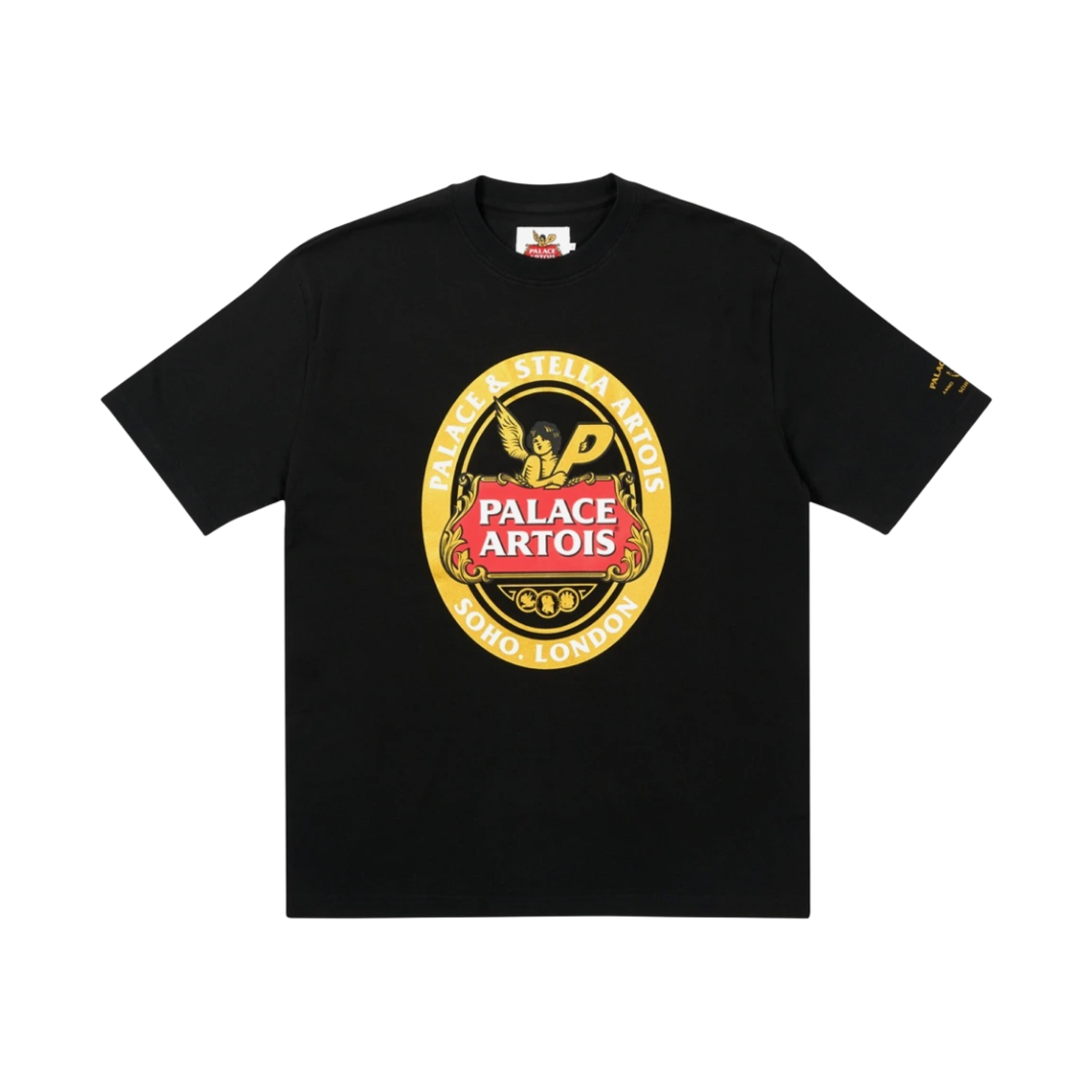 - Palace x Stella Artois Coaster T-Shirt Black - 21FW
