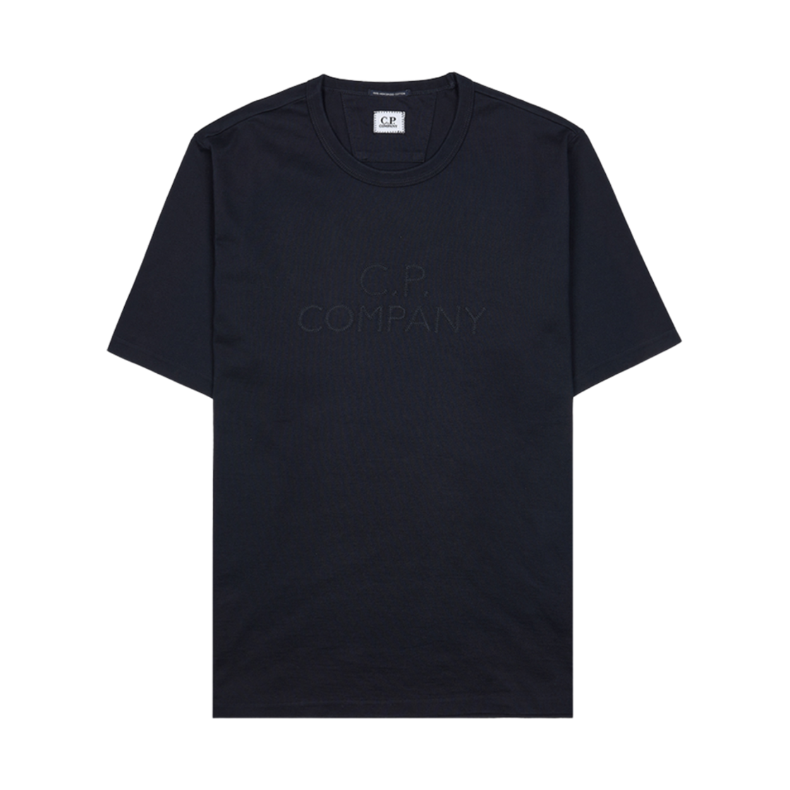 16CMTS148A006203W999 C.P. Company Mercerized Jersey Twisted T-Shirt Black - 24SS