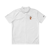 Malbon Golf x Nike Dri-Fit Tiger Buckets Victory Polo White
