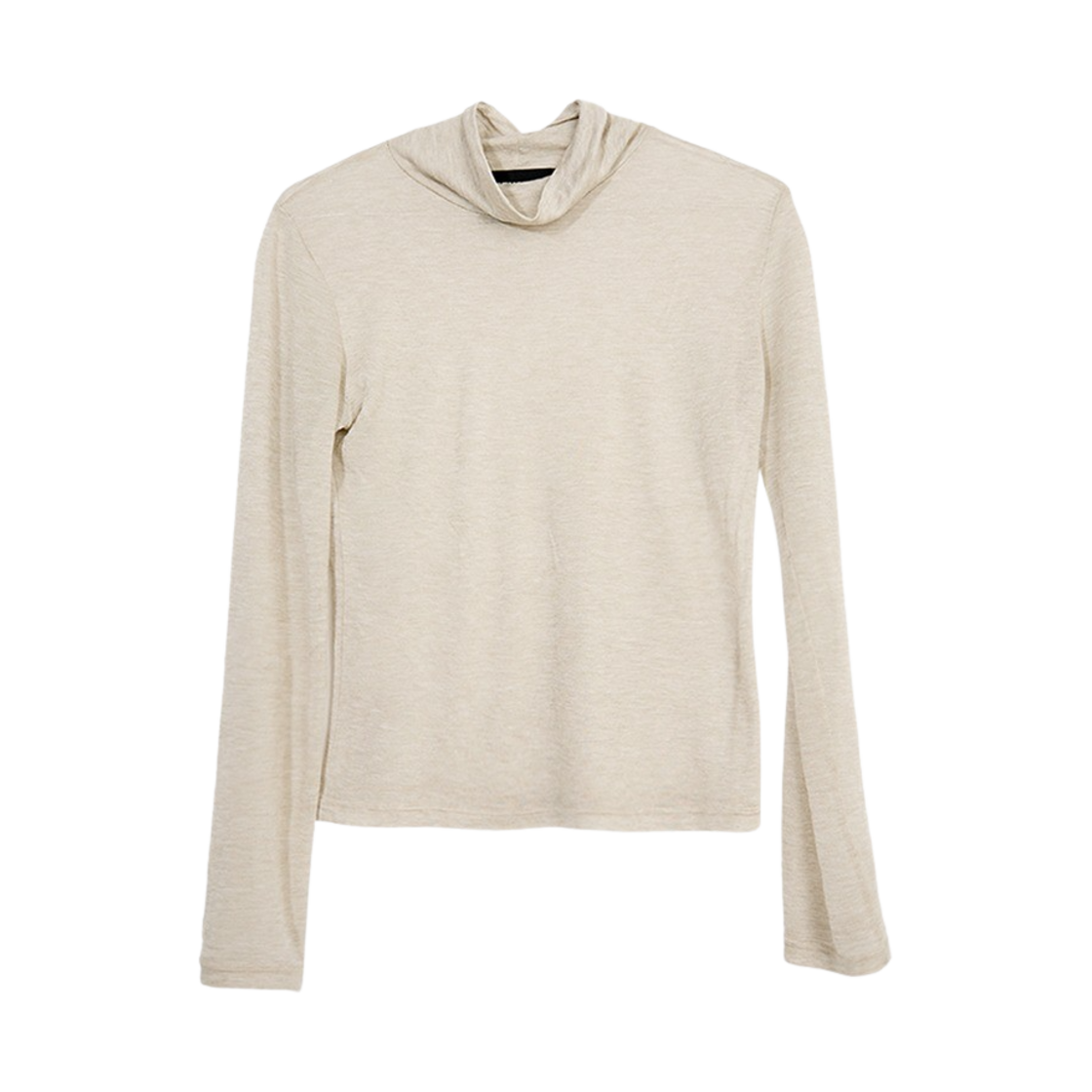 23FWTP014 Saenginstudios Wool Turtleneck Top Ivory