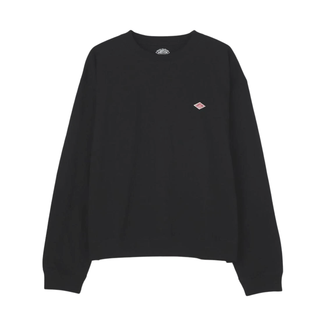 Danton Danton Plain Long Sleeve T-Shirt Black · L