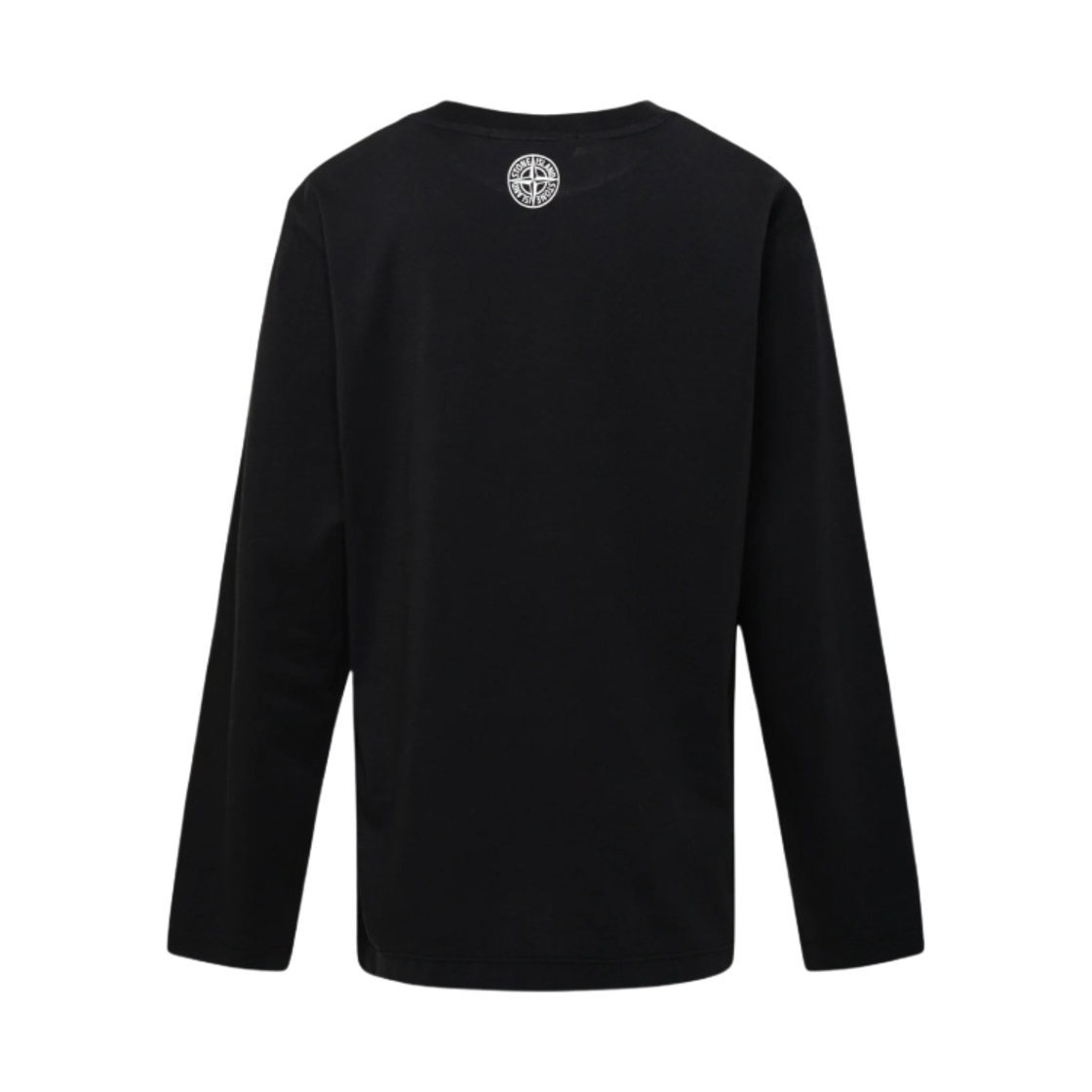 (키즈) 스톤 아일랜드 로고 프린티드 롱슬리브 크루넥 티셔츠 블랙 - 23FW((Kids) Stone Island Logo-Printed Long Sleeved Crewneck T-Shirt Black - 23FW) - 2