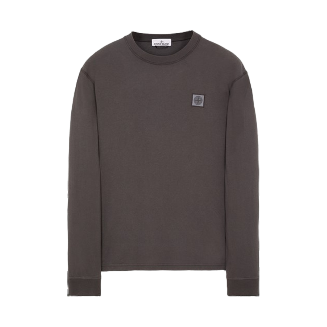스톤 아일랜드 21857 가먼트 다이드 피사토 오가닉 코튼 롱슬리브 티셔츠 스틸 그레이 - 23FW(Stone Island 21857 Garment Dyed Fissato Oraganic Cotton Longsleeve T-Shirt Steel Grey - 23FW) - 1